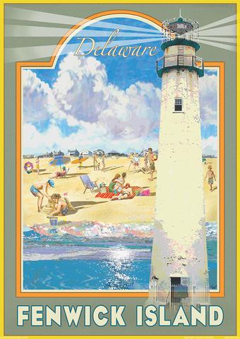 Fenwick Island Lighthouse Poster